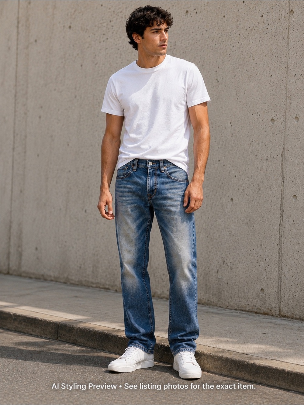 Pepe Jeans London Straight Leg Jeans 31x30.5 Medium Wash Y2K